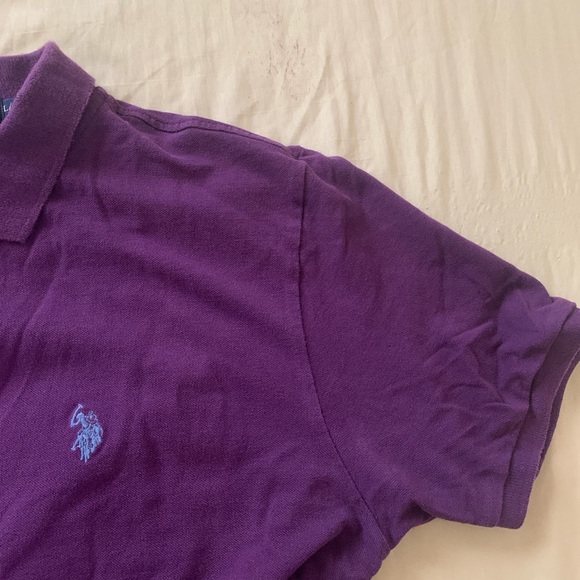 U.S Polo ASSN. Purple Polo Tee - Picture 4 of 4